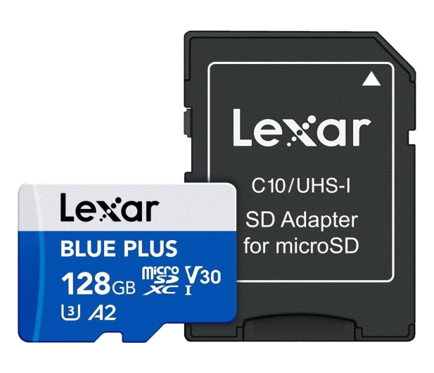 Lexar 128GB microSDXC Blue Plus UHS-I A2 V30 - 1539416 - zdjęcie